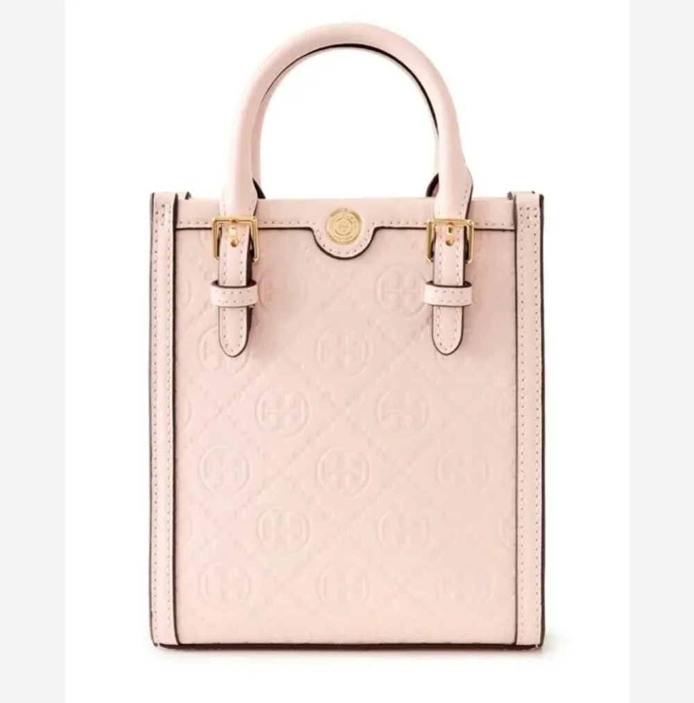 Tory Burch NWT Mini T Monogram Leather Tote Bag